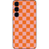 Orange Checkered Galaxy S25 Skin